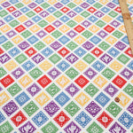 Cotton Muslin printed Fabric un/no - Mexican Motif - nomura tailor