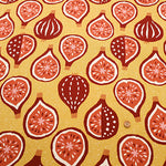 Cotton Muslin printed Fabric un/no - Fig - nomura tailor