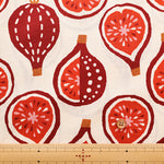 Cotton Muslin printed Fabric un/no - Fig - nomura tailor