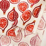 Cotton Muslin printed Fabric un/no - Fig - nomura tailor