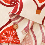 Cotton Muslin printed Fabric un/no - Fig - nomura tailor
