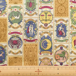 Cotton Muslin Printed Fabric un/no - Twilight Constellation Card - nomura tailor