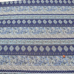 Cotton muslin Fabric - Asian dye - Flower Border - nomura tailor