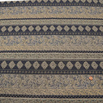 Cotton muslin Fabric - Asian dye - Flower Border - nomura tailor