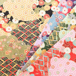 Cotton muslin  Lame (Glitter)  Fabric - Pine and seven treasure - nomura tailor