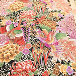 Cotton muslin  Lame (Glitter)  Fabric 孔雀 - nomura tailor