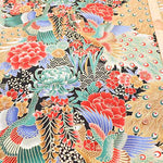 Cotton muslin  Lame (Glitter)  Fabric 孔雀 - nomura tailor
