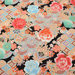 Cotton muslin  Lame (Glitter)  Fabric - Peony - nomura tailor