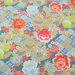Cotton muslin  Lame (Glitter)  Fabric - Peony - nomura tailor