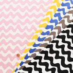 Cotton Oxford Fabric -  Wavy stripe pattern - nomura tailor