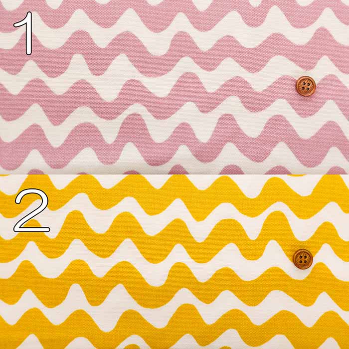 Cotton Oxford Fabric -  Wavy stripe pattern - nomura tailor