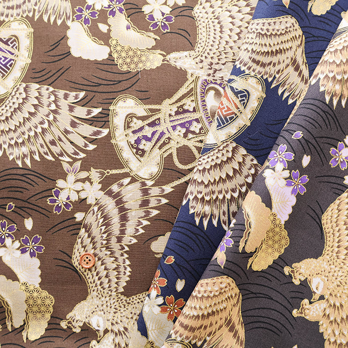 Cotton Muslin Lame (Glitter) Fabric - Hawk - nomura tailor