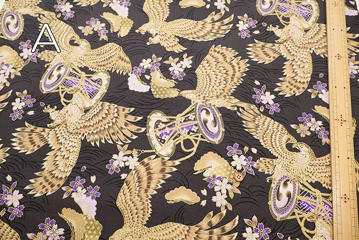 Cotton Muslin Lame (Glitter) Fabric - Hawk - nomura tailor