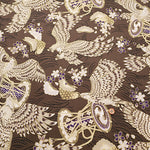 Cotton Muslin Lame (Glitter) Fabric - Hawk - nomura tailor