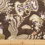 Cotton Muslin Lame (Glitter) Fabric - Hawk - nomura tailor