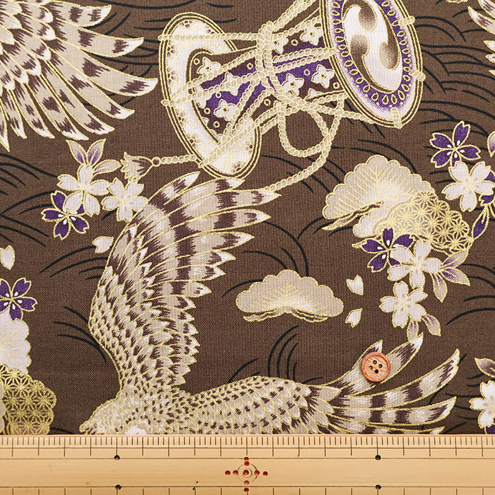 Cotton Muslin Lame (Glitter) Fabric - Hawk - nomura tailor