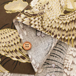 Cotton Muslin Lame (Glitter) Fabric - Hawk - nomura tailor