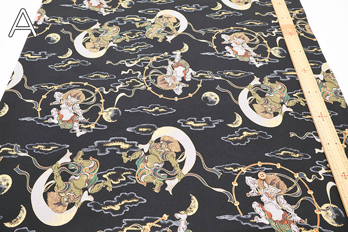 Cotton Scare Lame (Glitter) Fabric - God of wind and god ofthunder - nomura tailor