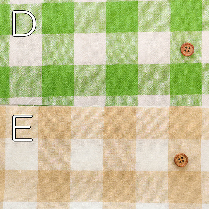 Made in China Cotton Washer-Processed Fabric - Gingham - nomura tailor