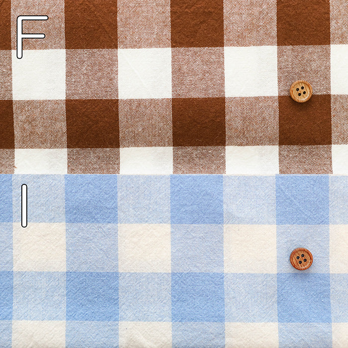 Made in China Cotton Washer-Processed Fabric - Gingham - nomura tailor