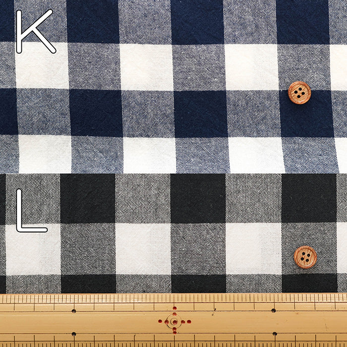 Made in China Cotton Washer-Processed Fabric - Gingham - nomura tailor