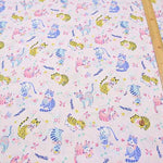 Cotton CB Print Fabric - Pretty Cat - nomura tailor