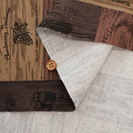 Cotton Oxford Fabric - Wine Wooden Box - nomura tailor