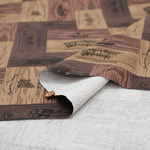 Cotton Oxford Fabric - Wine Wooden Box - nomura tailor