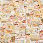 C/L Canvas print Fabric - Antique - nomura tailor