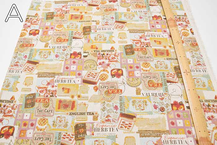 C/L Canvas print Fabric - Antique - nomura tailor