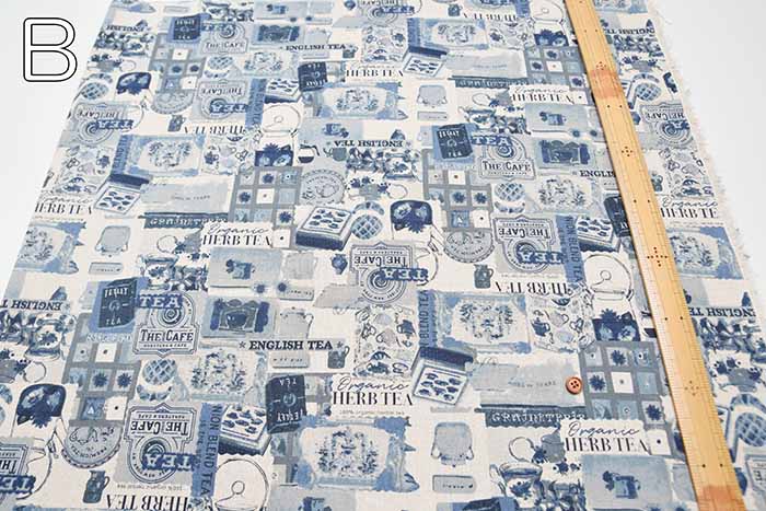 C/L Canvas print Fabric - Antique - nomura tailor