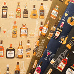 Cotton Muslin printed Fabric - Whiskey - nomura tailor