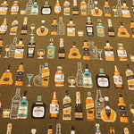 Cotton Muslin printed Fabric - Whiskey - nomura tailor