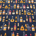 Cotton Muslin printed Fabric - Whiskey - nomura tailor