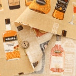 Cotton Muslin printed Fabric - Whiskey - nomura tailor