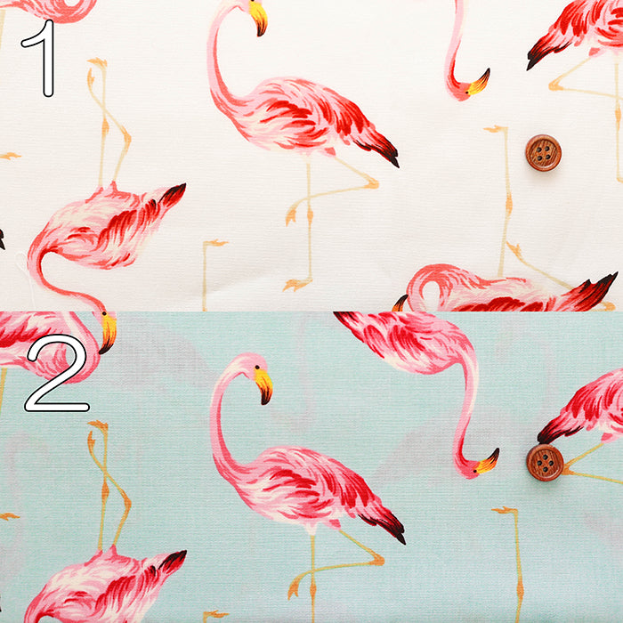 Cotton Broadcloth Fabric - Flamingo - nomura tailor