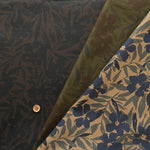Cotton Broadcloth Overdyed Printed Fabric - Flower - nomura tailor