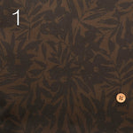 Cotton Broadcloth Overdyed Printed Fabric - Flower - nomura tailor