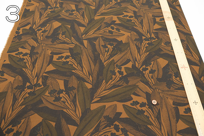 Cotton Overdyed Fabric - Botanical Garden - nomura tailor