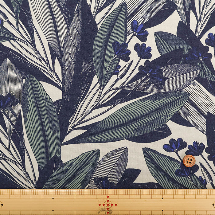 Cotton Overdyed Fabric - Botanical Garden - nomura tailor