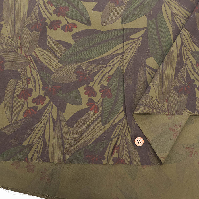 Cotton Overdyed Fabric - Botanical Garden - nomura tailor
