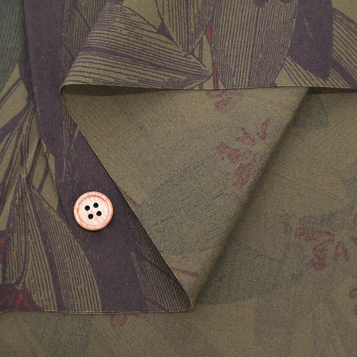 Cotton Overdyed Fabric - Botanical Garden - nomura tailor