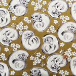 Cotton Scare Printed Fabric - Daruma - nomura tailor