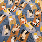 Cotton Scare Printed Fabric - Sharaku - nomura tailor