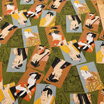 Cotton Scare Printed Fabric - Sharaku - nomura tailor