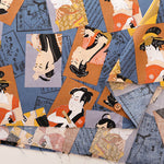 Cotton Scare Printed Fabric - Sharaku - nomura tailor
