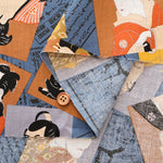 Cotton Scare Printed Fabric - Sharaku - nomura tailor