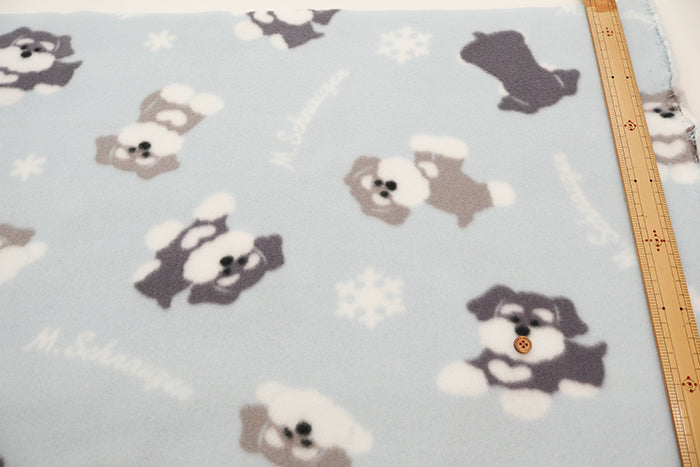 Made in China Polyester Fleece Print Fabric - Dog - nomura tailor