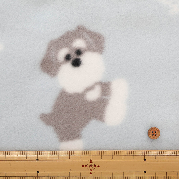 Made in China Polyester Fleece Print Fabric - Dog - nomura tailor