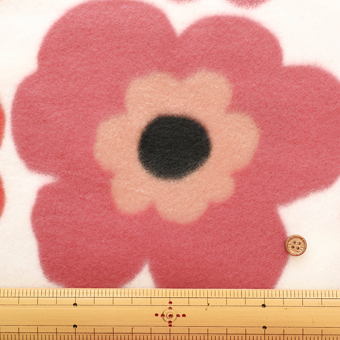 Made in China Polyester Fleece Printed Fabric - Flower - nomura tailor
